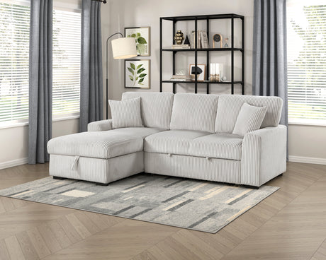 Marsh Gray 2-Piece Sectional with Left Chaise - Ornate Home