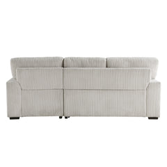 Marsh Gray 2-Piece Sectional with Right Chaise - Ornate Home
