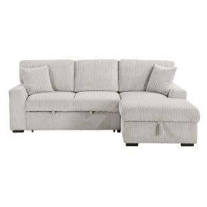 Marsh Gray 2-Piece Sectional with Right Chaise - Ornate Home