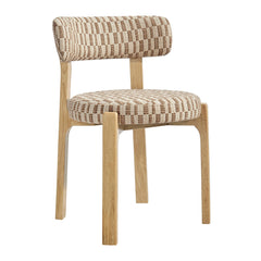 Marsha Mineral Retro Upholstered Fabric Dining Chairs (Set of 2) - Ornate Home