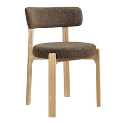 Marsha Mocha Upholstered Fabric Dining Chairs (Set of 2) - Ornate Home