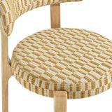 Marsha Sunrise Retro Upholstered Fabric Dining Chairs (Set of 2) - Ornate Home
