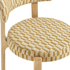 Marsha Sunrise Retro Upholstered Fabric Dining Chairs (Set of 2) - Ornate Home