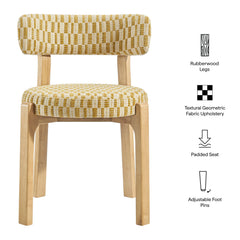 Marsha Sunrise Retro Upholstered Fabric Dining Chairs (Set of 2) - Ornate Home