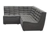 Marshall Grey 3pc Corner Modular Sectional - Ornate Home