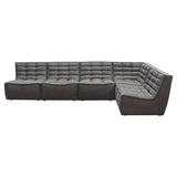 Marshall Grey 5pcCorner Modular Sectional - Ornate Home