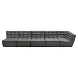 Marshall Grey 5pcCorner Modular Sectional - Ornate Home
