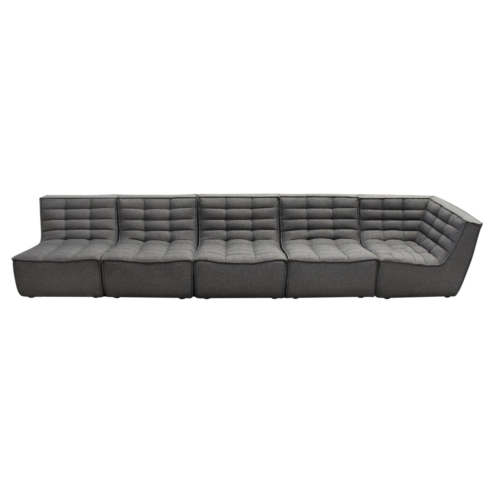 Marshall Grey 5pcCorner Modular Sectional - Ornate Home