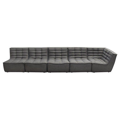 Marshall Grey 5pcCorner Modular Sectional - Ornate Home