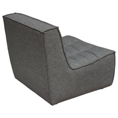 Marshall Grey Armless Chair - Ornate Home