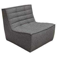 Marshall Grey Armless Chair - Ornate Home