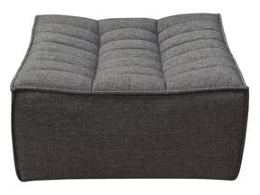Marshall Grey Ottoman - Ornate Home