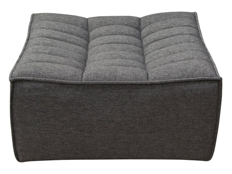 Marshall Grey Ottoman - Ornate Home