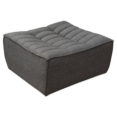 Marshall Grey Ottoman - Ornate Home