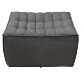 Marshall Grey Ottoman - Ornate Home
