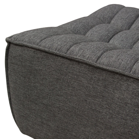 Marshall Grey Ottoman - Ornate Home