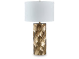 Marshawn Gold Finish Table Lamp - Ornate Home
