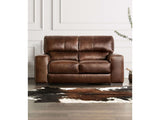 Marsicano Cognac Real Italian Leather Sofa - Ornate Home