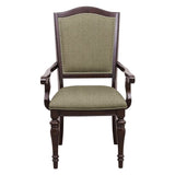 Marston Dark Cherry Arm Chair (Set of 2) - Ornate Home