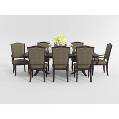 Marston Dark Cherry Arm Chair (Set of 2) - Ornate Home