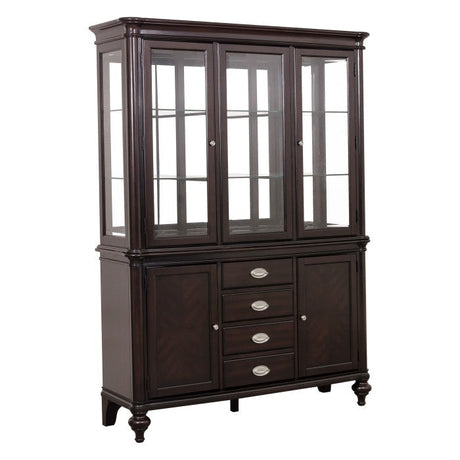 Marston Dark Cherry Buffet & Hutch - Ornate Home