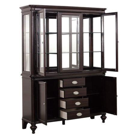 Marston Dark Cherry Buffet & Hutch - Ornate Home