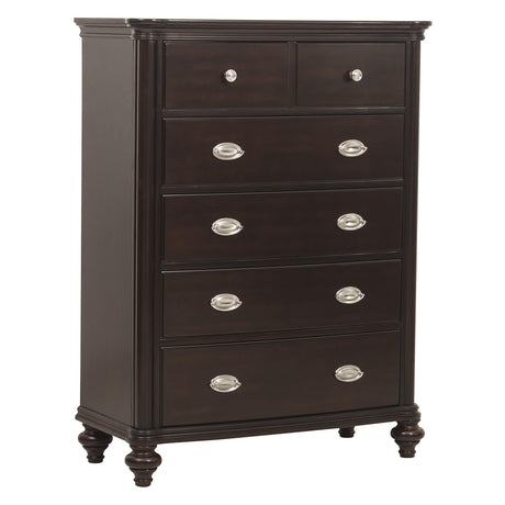 Marston Dark Cherry Chest - Ornate Home