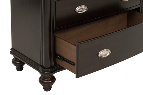 Marston Dark Cherry Chest - Ornate Home