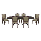 Marston Gray 7pc Dining Set - Ornate Home