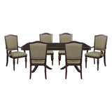 Marston Gray 7pc Dining Set - Ornate Home