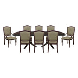 Marston Gray 9pc Dining Set - Ornate Home