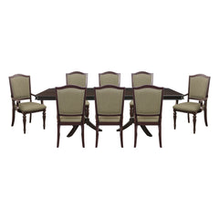Marston Gray 9pc Dining Set - Ornate Home