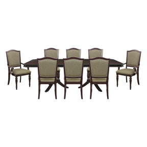 Marston Gray 9pc Dining Set - Ornate Home