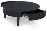 Marstream Black Coffee Table - Ornate Home