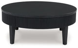 Marstream Black Coffee Table - Ornate Home