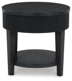 Marstream Black Coffee Table and End Table - Ornate Home