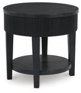 Marstream Black Coffee Table and End Table - Ornate Home