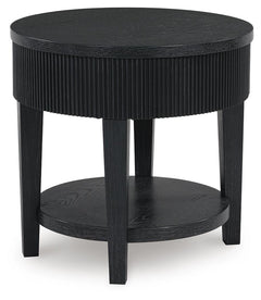 Marstream Black Coffee Table and End Table - Ornate Home