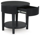 Marstream Black Coffee Table and End Table - Ornate Home