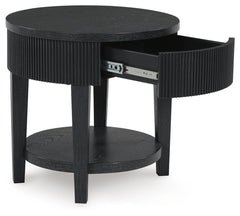 Marstream Black Coffee Table and End Table - Ornate Home