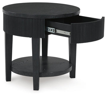 Marstream Black Coffee Table and End Table - Ornate Home