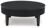 Marstream Black Coffee Table and End Table - Ornate Home