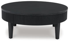 Marstream Black Coffee Table and End Table - Ornate Home