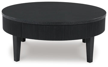 Marstream Black Coffee Table and End Table - Ornate Home