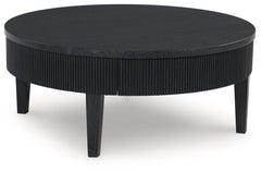 Marstream Black Coffee Table and End Table - Ornate Home