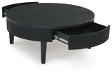 Marstream Black Coffee Table and End Table - Ornate Home