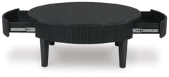 Marstream Black Coffee Table and End Table - Ornate Home