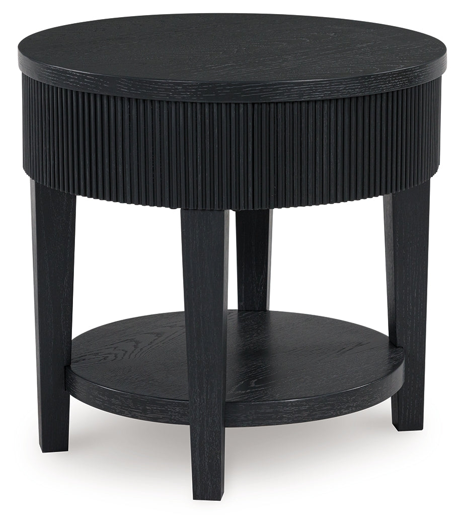 Marstream Black End Table (Online Special Price) - Ornate Home