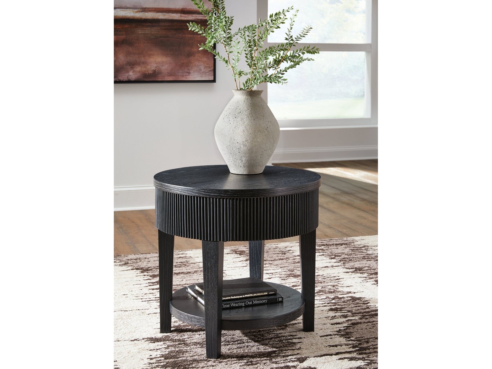 Marstream Black End Table - Ornate Home