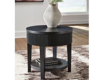 Marstream Black End Table - Ornate Home